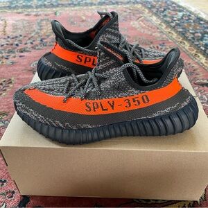 Kids' Stylish Sneakers - Black and Orange